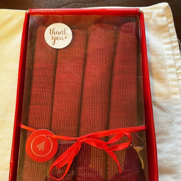 Kohl's Kitchen Nwt 4 Red Kitchen Mats Never Used Poshmark
